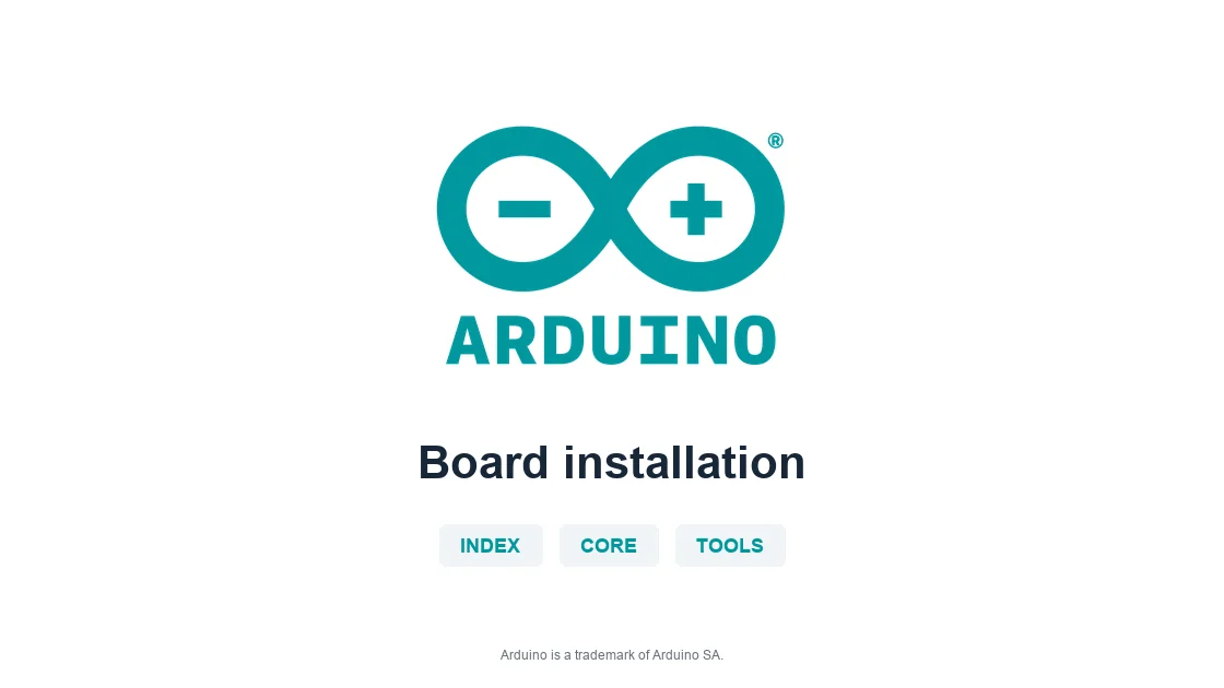 Ошибка установки платы Arduino: индекс или инструменты?