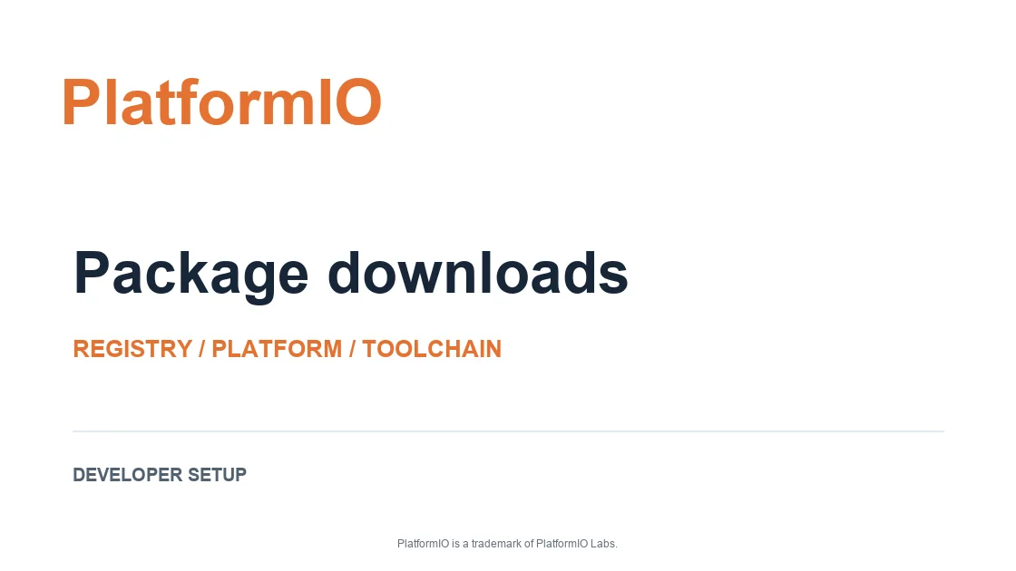 PlatformIO Download Failed: Check Registry Packages