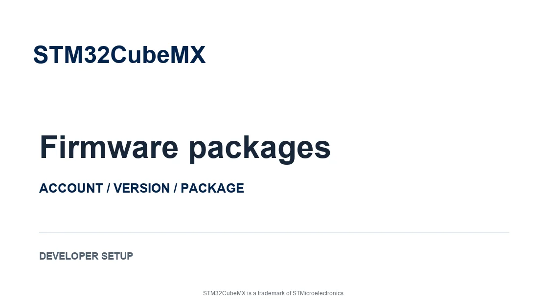 STM32CubeMX 下载失败:如何检查固件包、账号与网络?