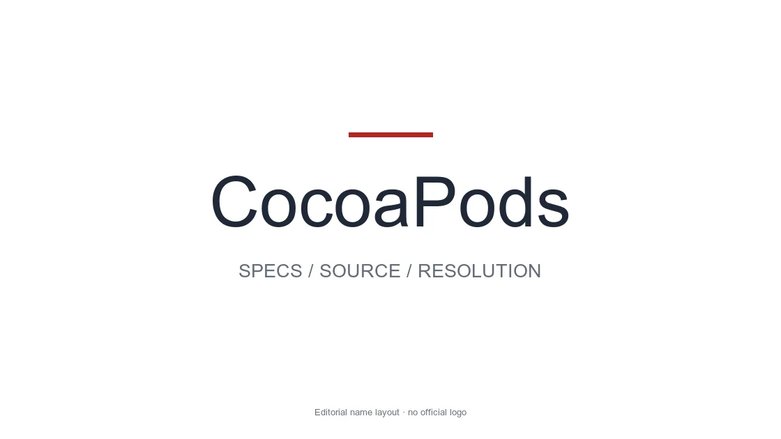 Установка CocoaPods зависла: Specs, код или зависимости?